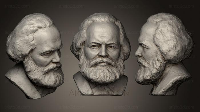 Busts and bas-reliefs of famous people (BUSTC_0736) 3D model for CNC machine